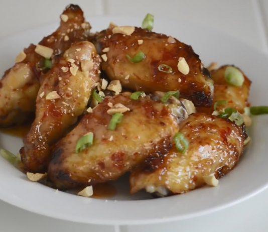 Cánh gà nướng. (Nguồn: inspiredtaste.net)