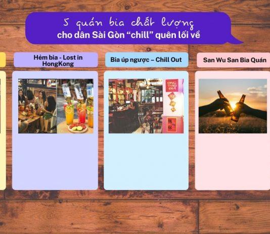 5 quán bia chất lượng tại Sài Gòn