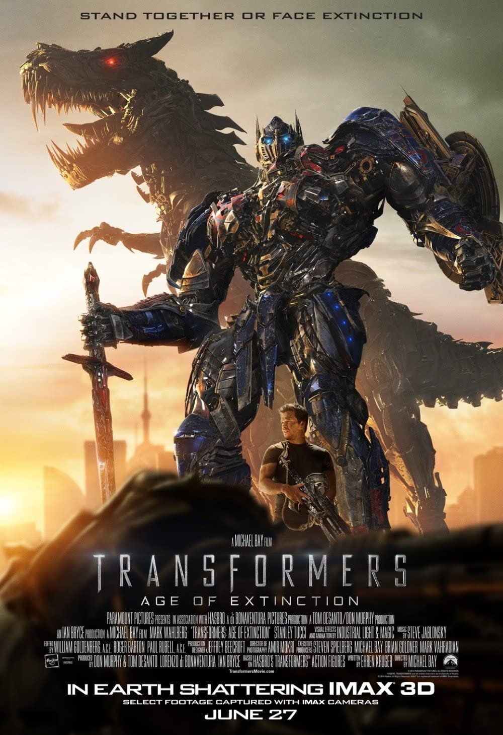 Poster phim Transformers: Age of Extinction (Nguồn: Internet).