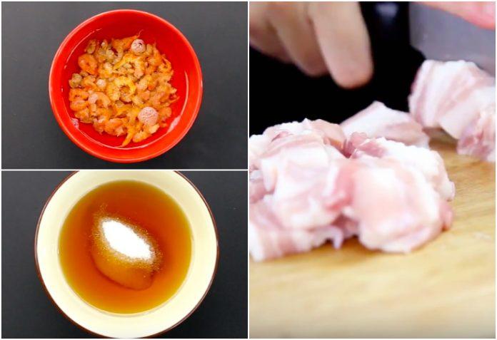 Sơ chế các nguyên liệu làm kho quẹt (Nguồn: Internet)