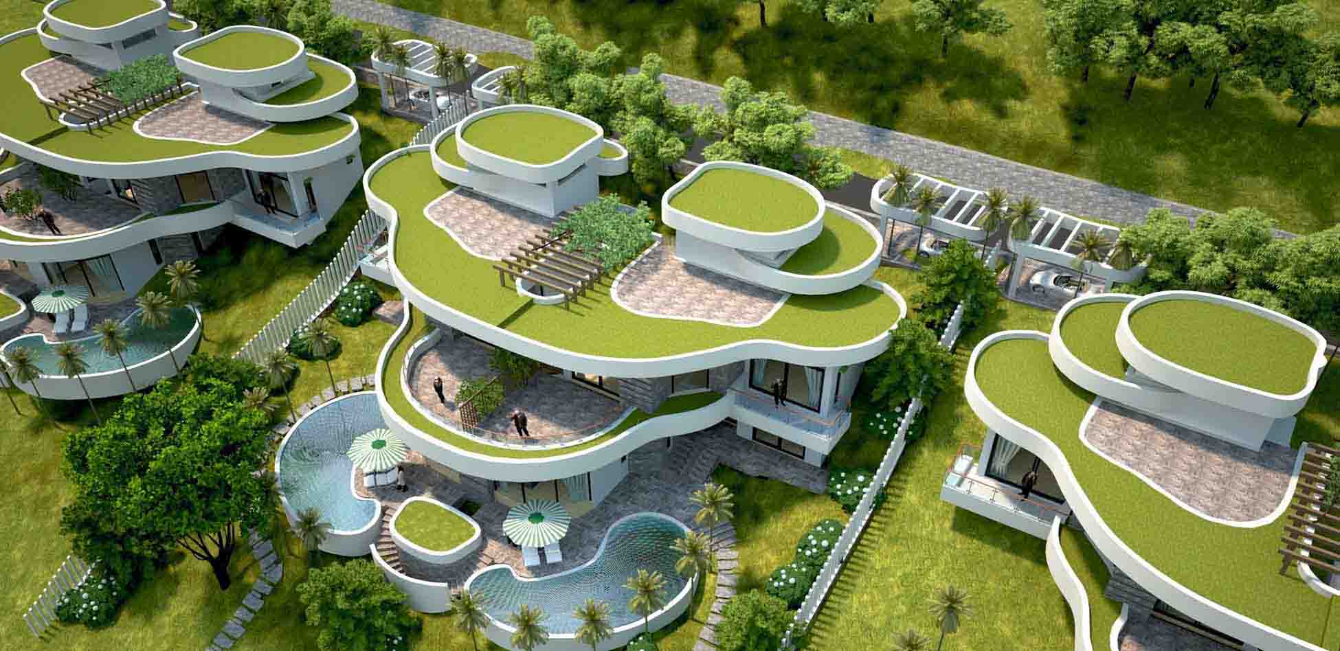 Hình ảnh tổng quan của dự án Ivory Villas & Resort (Ảnh: Internet)