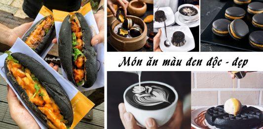 Ngoài bánh mì than còn nhiều món ăn màu đen độc lạ khác. (Ảnh: Internet)