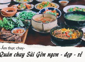 Các quán chay Sài Gòn ngon, nổi tiếng. (Ảnh: Internet)
