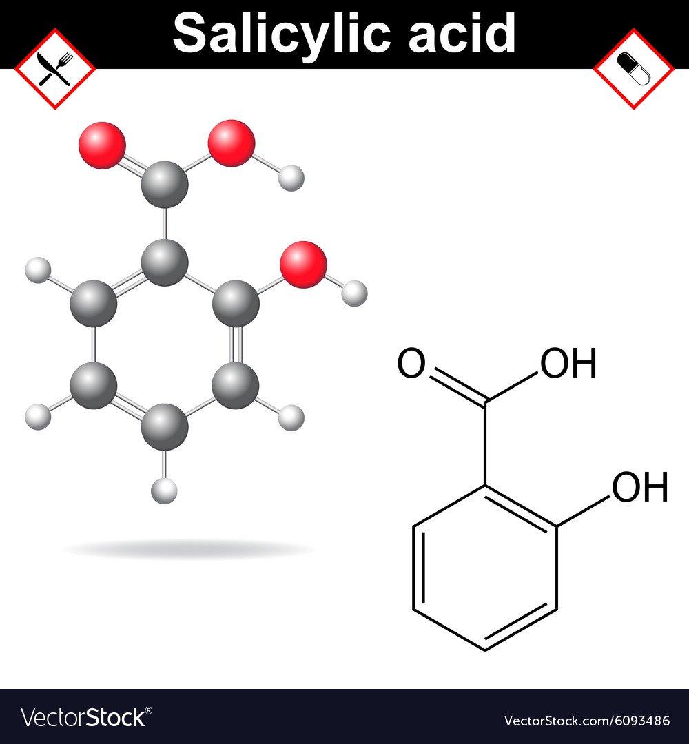 Cấu trúc hóa học của Salicylic Acid. (Nguồn: Internet)