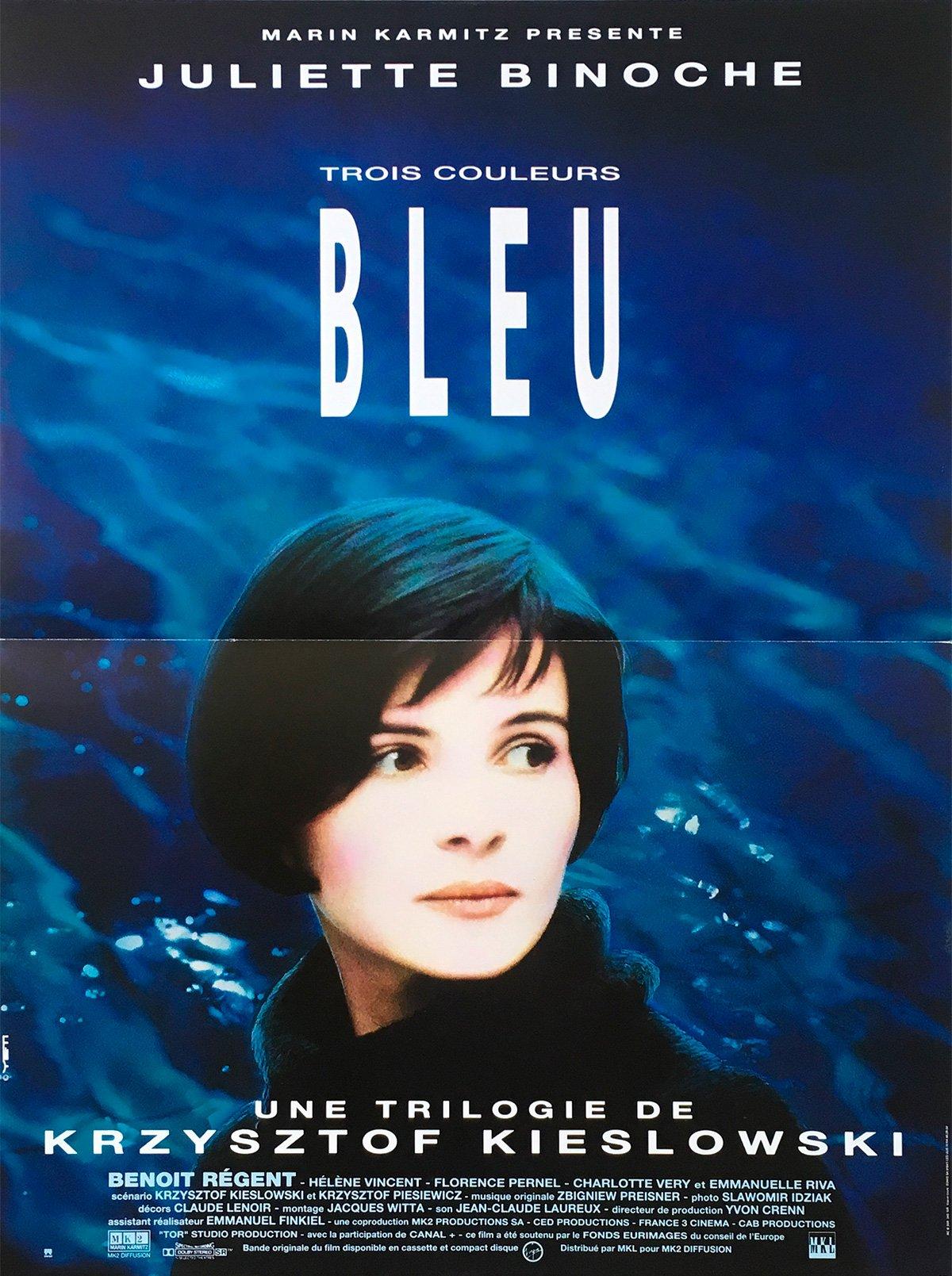 Poster phim Three Colours: Blue (nguồn: Internet)