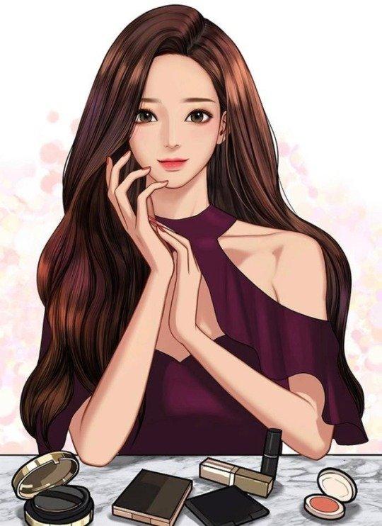 Trung tâm của bộ truyện "True Beauty", nữ sinh có niềm đam mê lớn với trang điểm Im Jookyung (Nguồn: Internet).