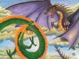 Rồng phương Đông VS rồng phương Tây (Nguồn: Internet).