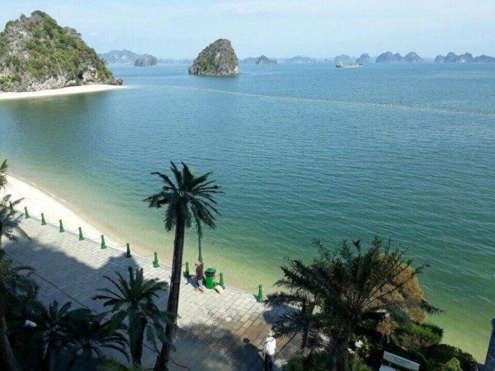 Bãi tắm Lương Ngọc đẹp quyến rũ ( nguồn: FB Tuan Mai Resort )