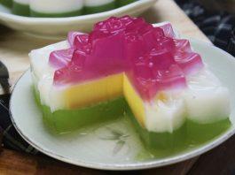 Bánh trung thu rau câu nhân flan vừa ngon vừa đẹp lại giàu dinh dưỡng (Nguồn: Góc Bếp Nhỏ)
