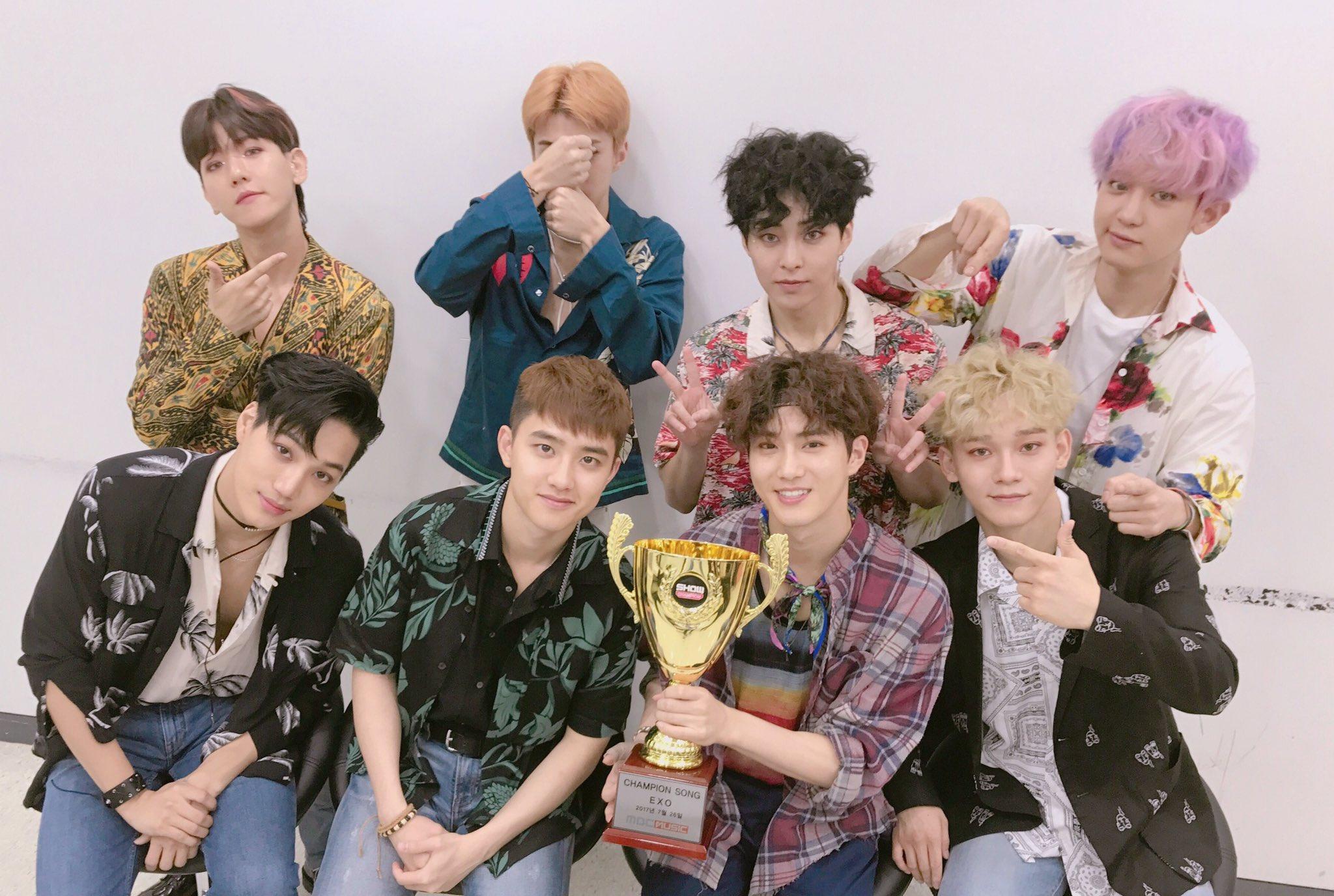 Obsession của EXO giành chiến thắng trên Show! Music Core (Nguồn: Internet)