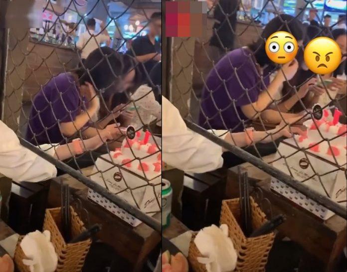 Câu nói cà khịa sâu cay của 1977 Vlog đối với cô gái mút bánh kem. (Ảnh: Internet)