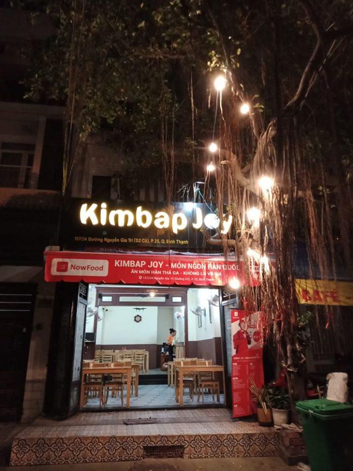 Kimbap Joy là một trong những quán ăn Hàn Quốc nổi tiếng tại Bình Thạnh (Nguồn: Facebook Kimbap Joy)
