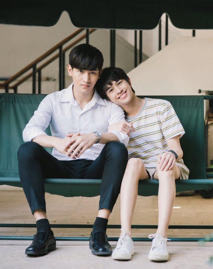 Fluke và bạn diễn Ohm trong phim đam mỹ Until We Meet Again (Sợi Chỉ Đỏ). (Ảnh: Internet)