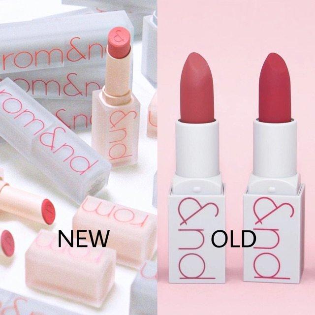 Romand New Zero Matte Lipstick có thiết kế son cải tiến so với phiên bản cũ. (nguồn: Internet)