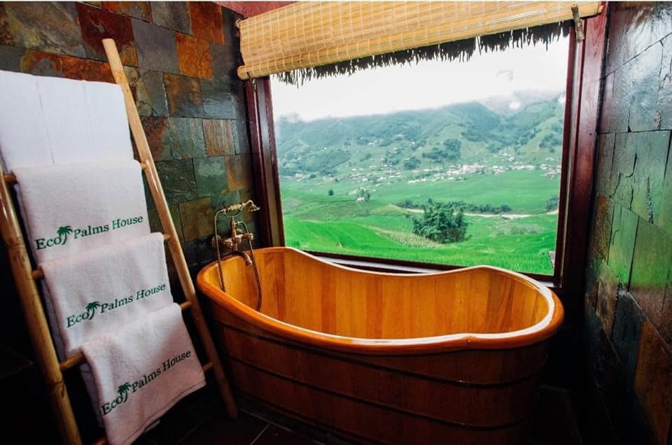 Nhà tắm mở tại Eco Palms House (nguồn: internet)