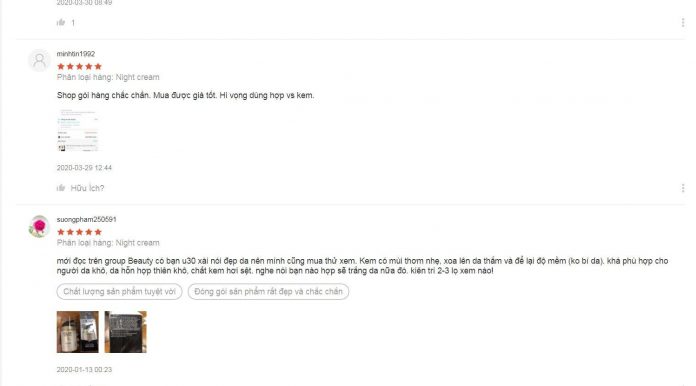 Đánh giá của khách hàng trên Shopee khá tích cực. (nguồn: BlogAnChoi)