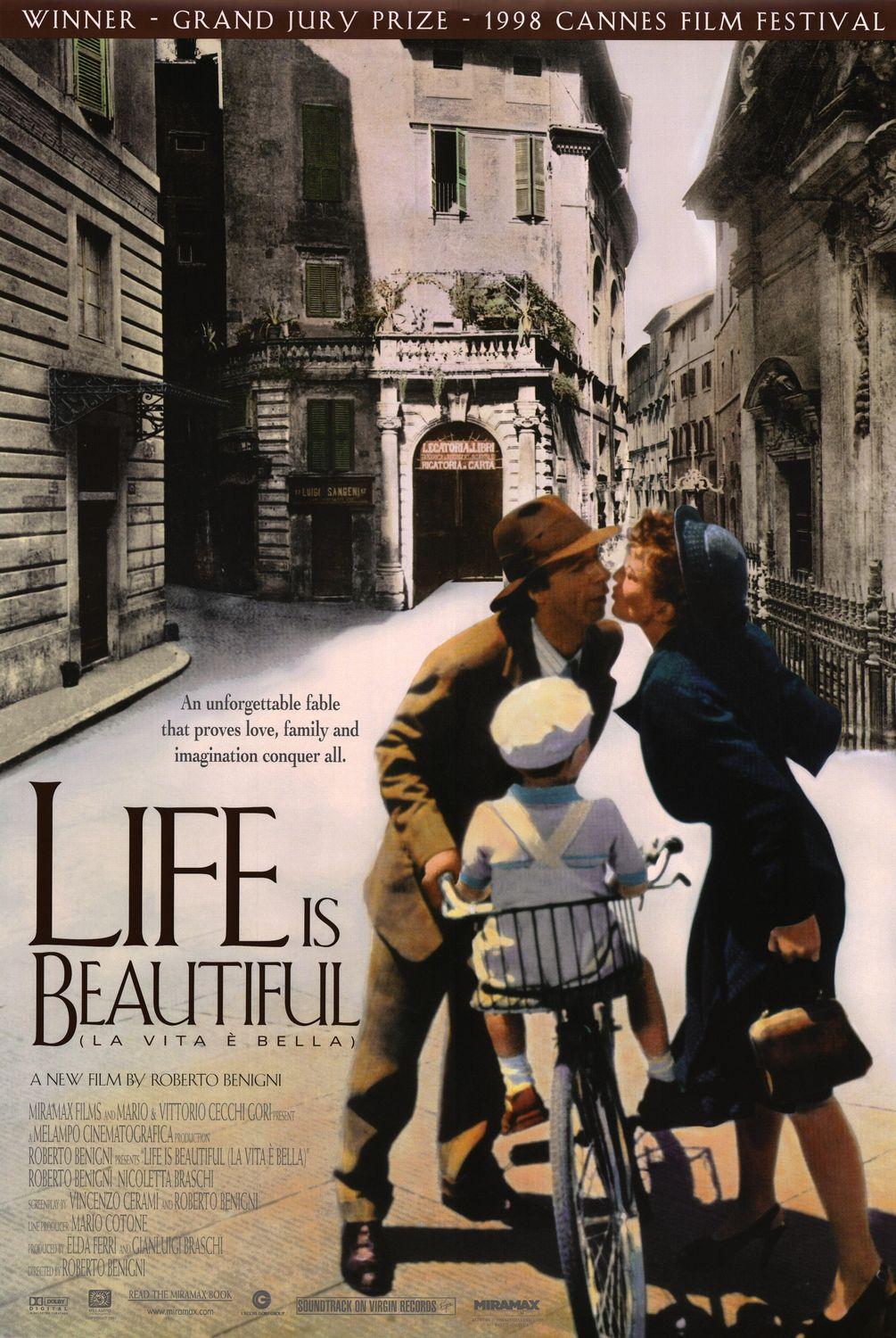 Poster phim Life Is Beautiful. (Ảnh: internet)