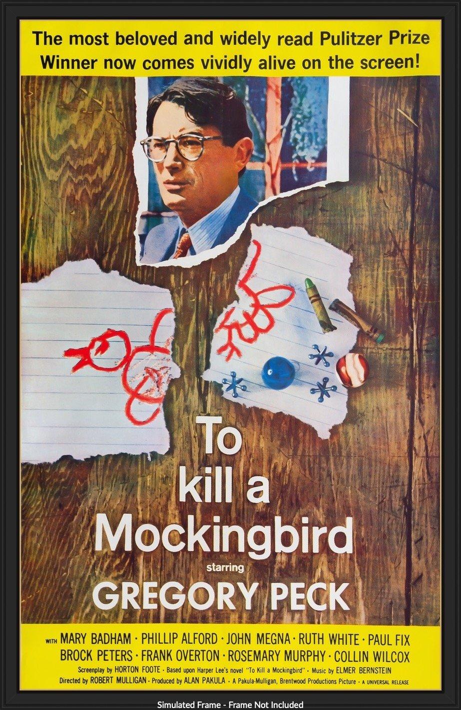 Poster phim To Kill A Mockingbird. (Ảnh: internet)