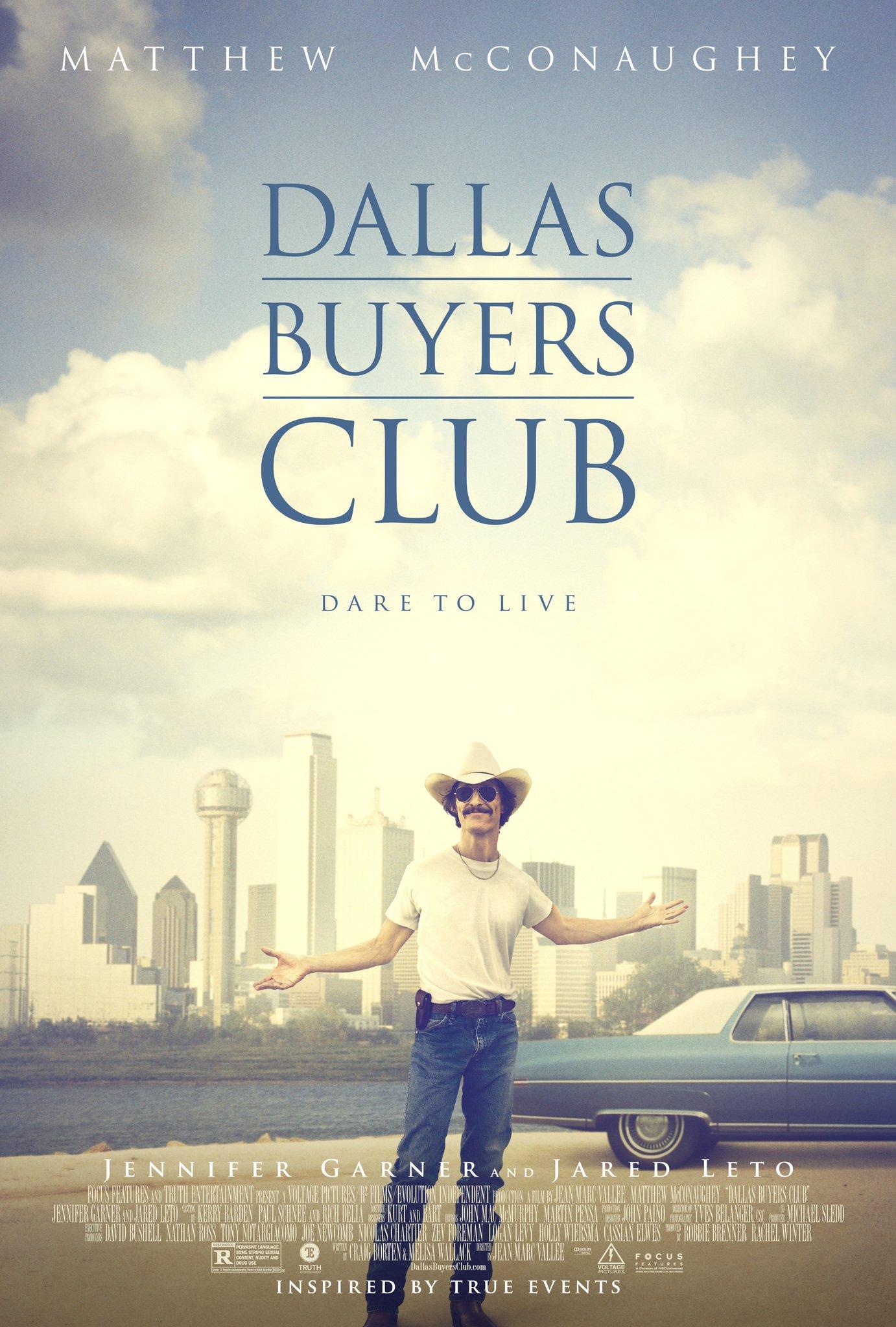 Poster phim Dallas Buyers Club. (Ảnh: internet)