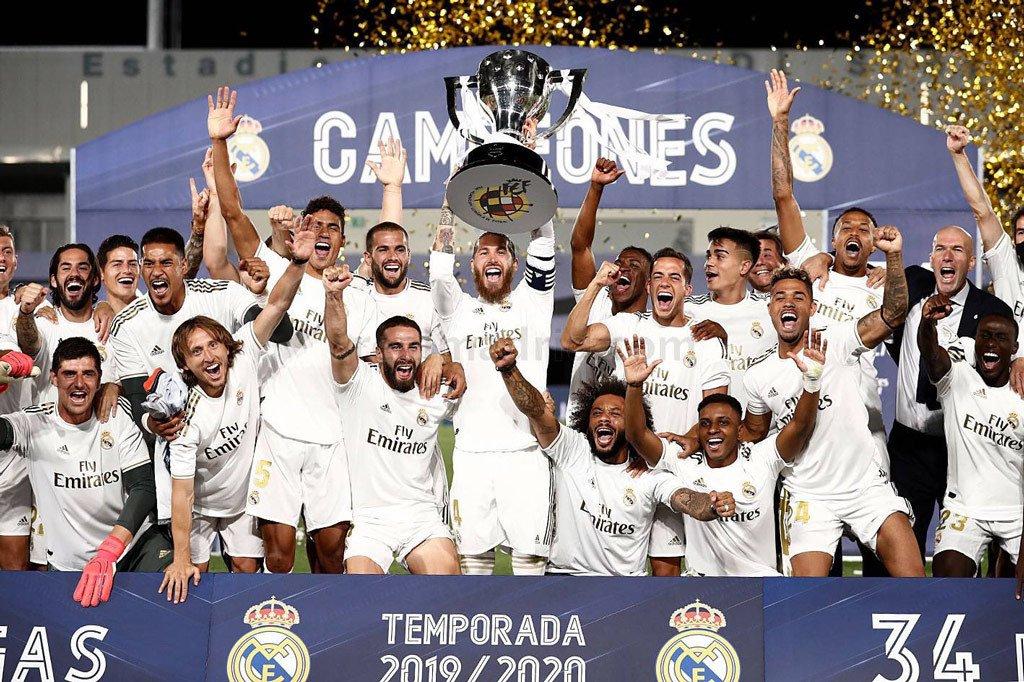 Real vô địch La liga một cách thuyết phục (Nguồn : Internet).