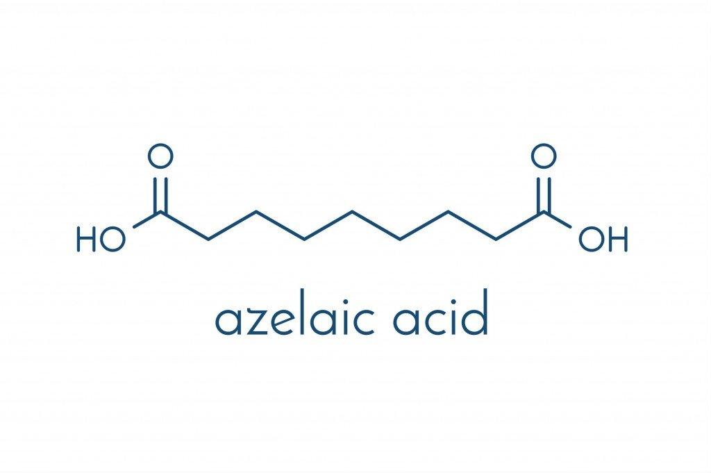 Cấu tạo hóa học của Azelaic Acid (Nguồn: Internet).