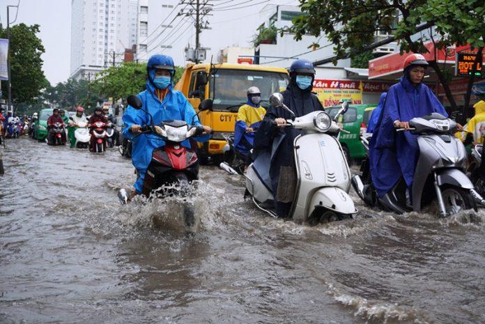 Tránh những khu vực hay ngập úng ở Sài Gòn (Ảnh: Internet)