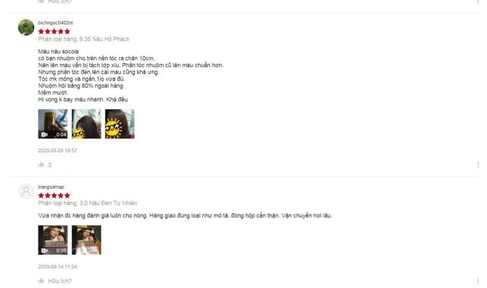 Đánh giá của khách hàng trên Shopee (nguồn: BlogAnChoi).