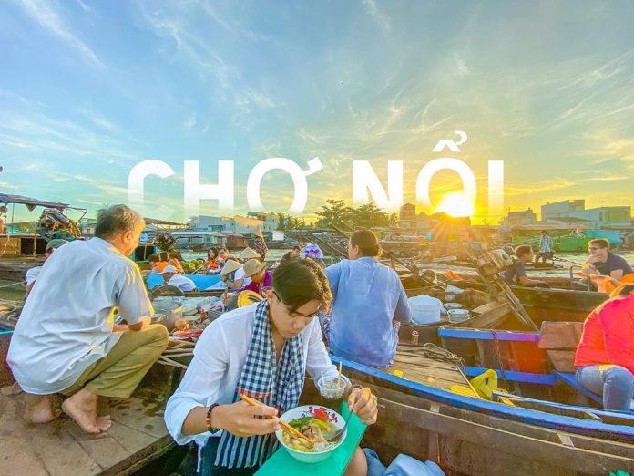 Chợ nổi Long Xuyên có nhiều nét độc đáo (Nguồn: FB Người An Giang)