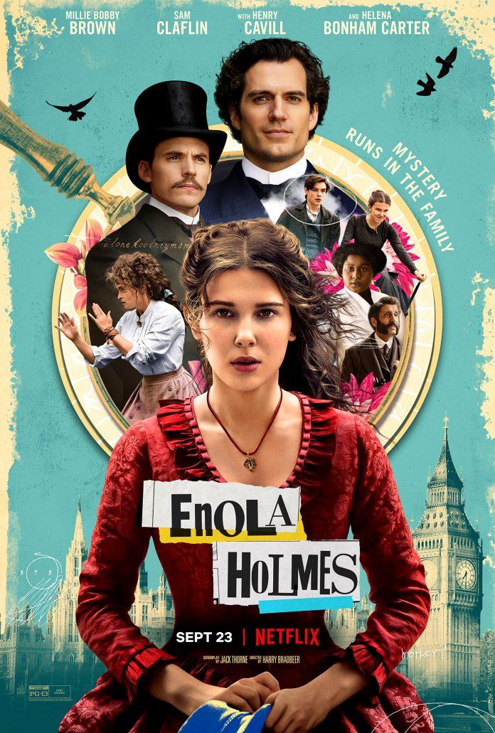 Poster phim Enola Holmes.