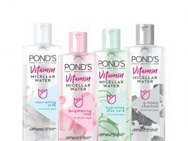 Thiết kế đơn giản nhưng không kém phần đẹp mắt của nước tẩy trang Vitamin Pond s Micellar Water. (nguồn ảnh: Internet)