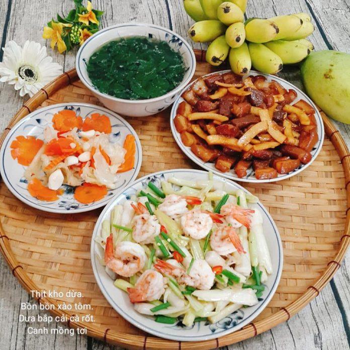 Mâm cơm gia đình hằng ngày với đầy đủ dinh dưỡng (Nguồn: Internet)