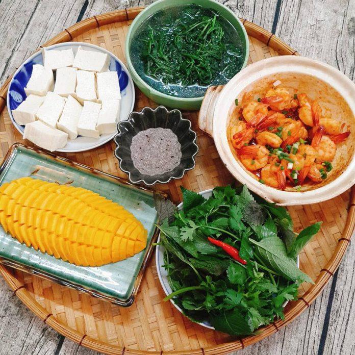 Mâm cơm gia đình hằng ngày với đầy đủ dinh dưỡng (Nguồn: Internet)