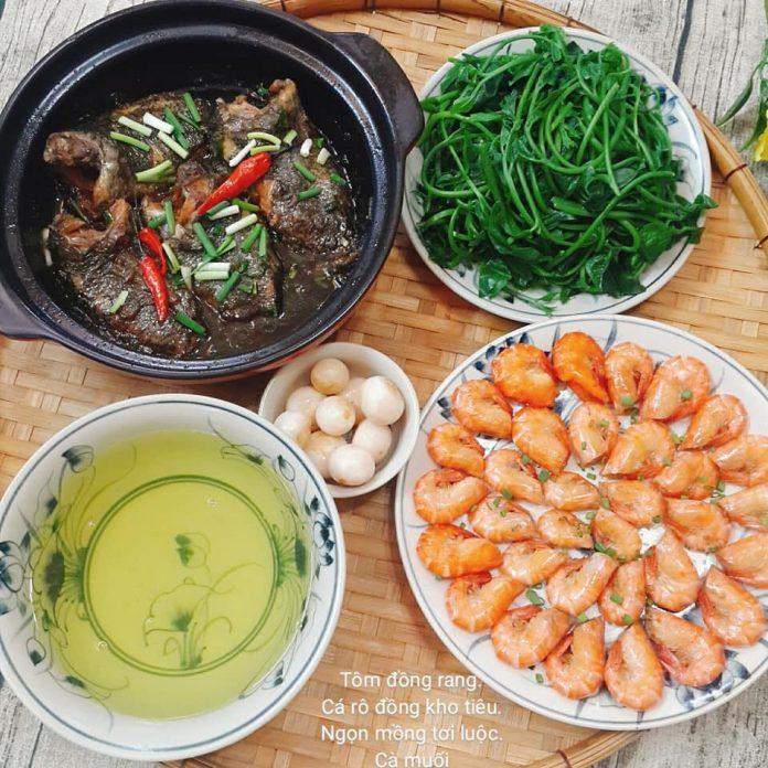 Mâm cơm gia đình hằng ngày với đầy đủ dinh dưỡng (Nguồn: Internet)