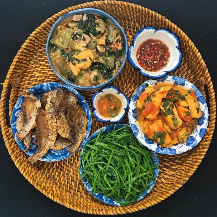 Mâm cơm gia đình hằng ngày với đầy đủ dinh dưỡng (Nguồn: Internet)