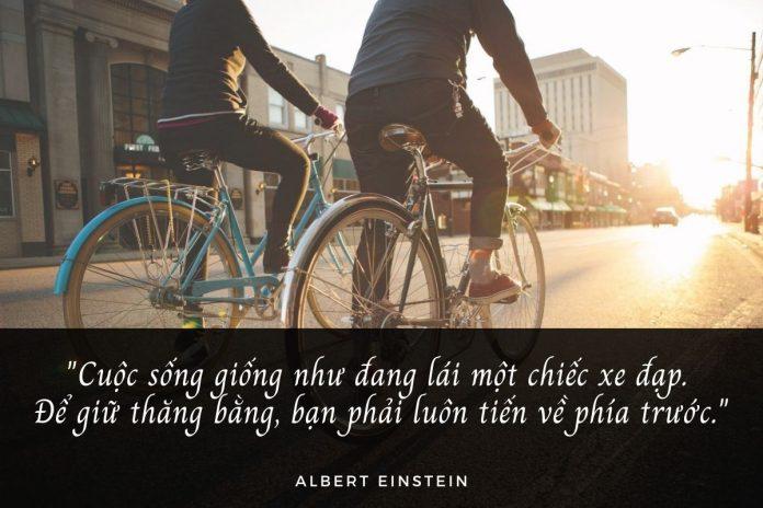 Cuộc sống giống như lái một chiếc xe đạp... (Ảnh: internet)