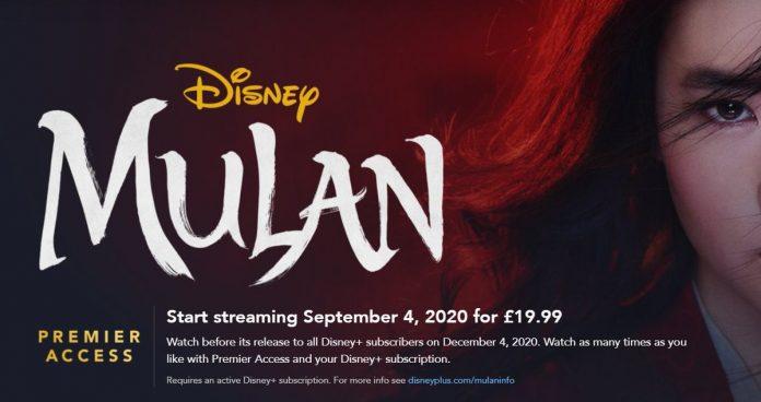 Mệt mỏi vì rời lịch, Disney bán Mulan 2020 trên Disney+ với giá 30$. (Ảnh: Internet)