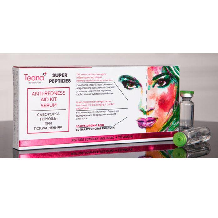 Teana Super Peptides Anti-Redness có thiết kế đậm chất dược phẩm. (nguồn: Internet)