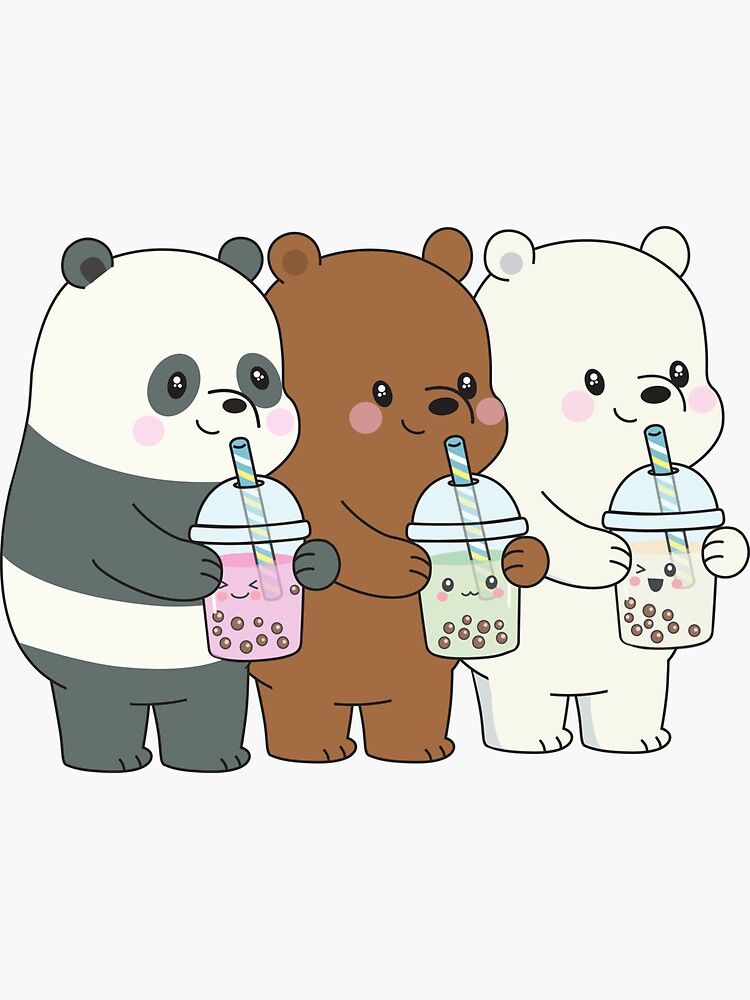 Ba anh em gấu Grizzly, Panda và Ice Bear trong "Chúng tôi đơn giản là Gấu" (Ảnh Internet)