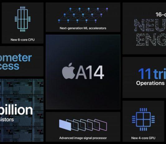A14 Bionic với nhân xử lí AI ( nguồn inthernet ).