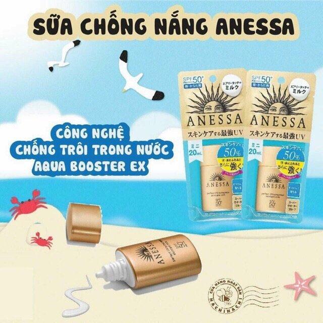 Sữa chống nắng Anessa Perfect UV Sunscreen Skincare Milk sở hữu 2 công nghệ hàng đầu của Nhât Bản giúp sản phẩm hoạt động được tốt nhất ở trên da (Nguồn: Internet).