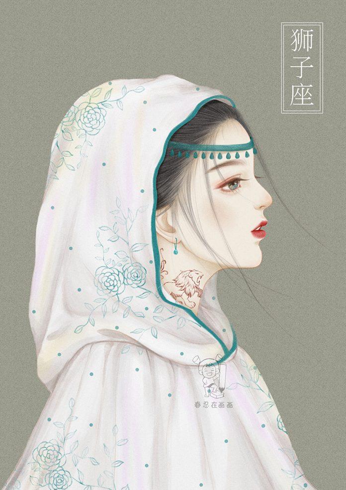 Thiếu nữ cổ đại cung Sư Tử (Ảnh: Weibo)