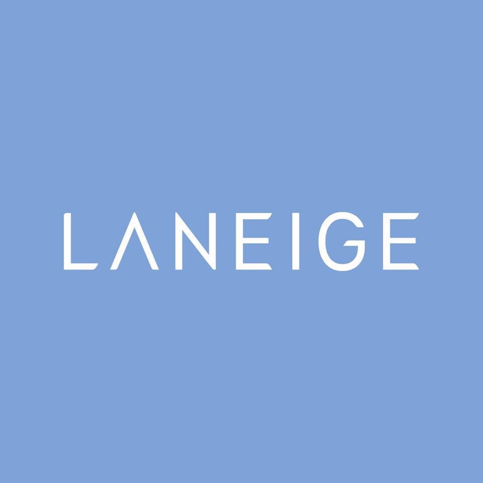 Logo thương hiệu Laneige. Laneige nghĩa là tuyết theo tiếng Pháp.(nguồn ảnh: Laneige)