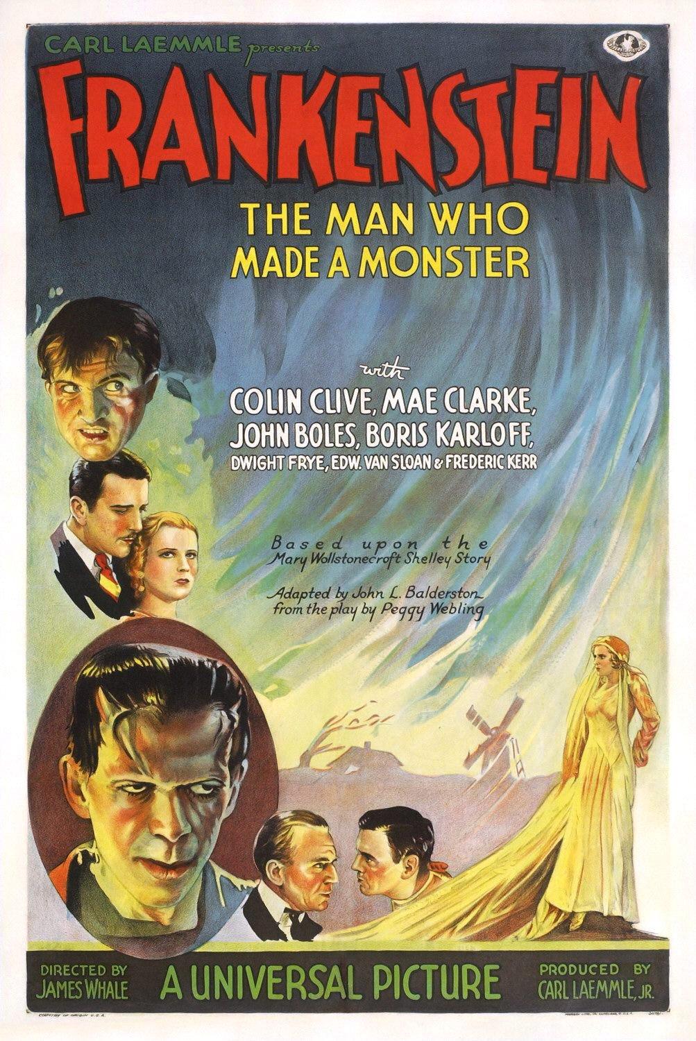 Poster phim Frankenstein (ảnh: Internet)