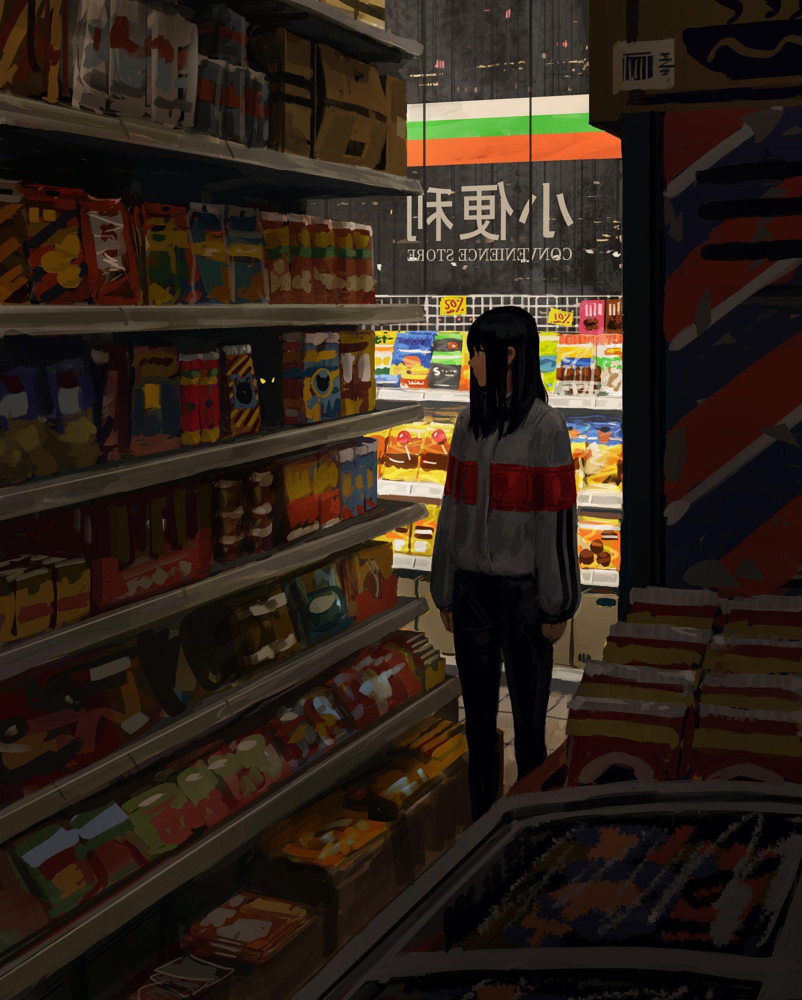 Nghe bảo người cô đơn thường đi siêu thị một mình (Nguồn: Internet)