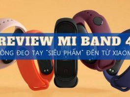 Vòng đeo tay VMi Band 4. (Ảnh: Internet)