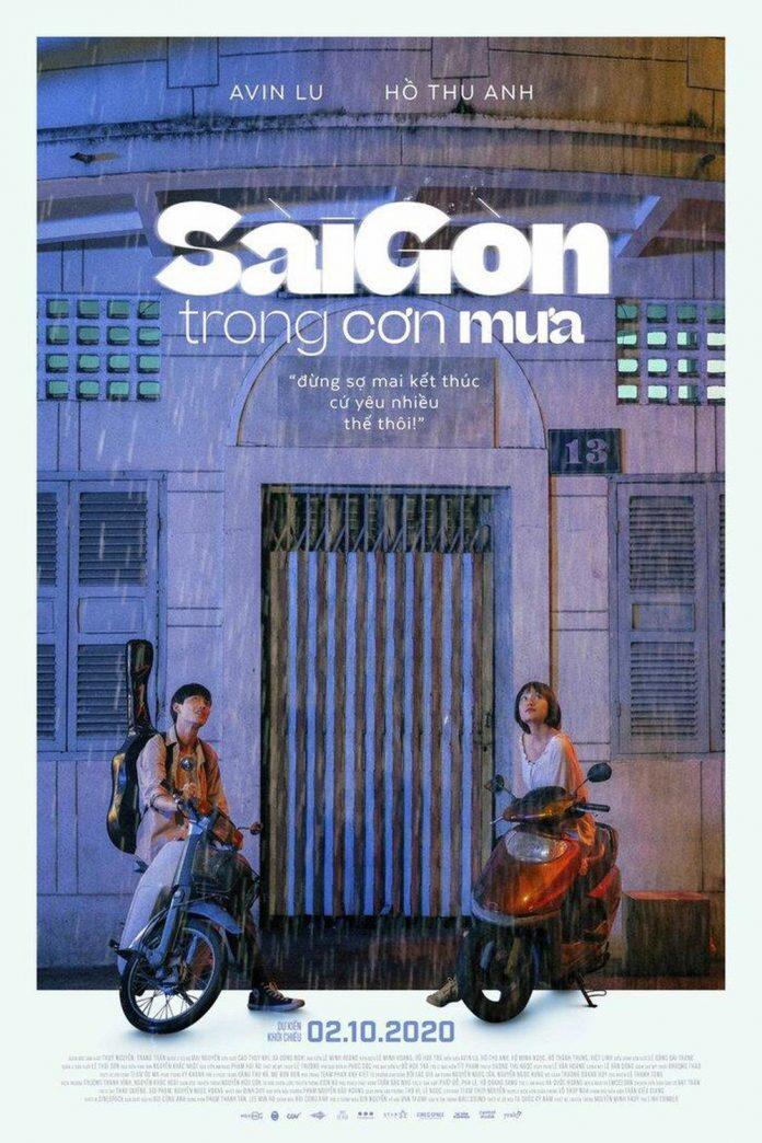 Poster phim Sài Gòn Trong Cơn Mưa. (Ảnh: Internet)