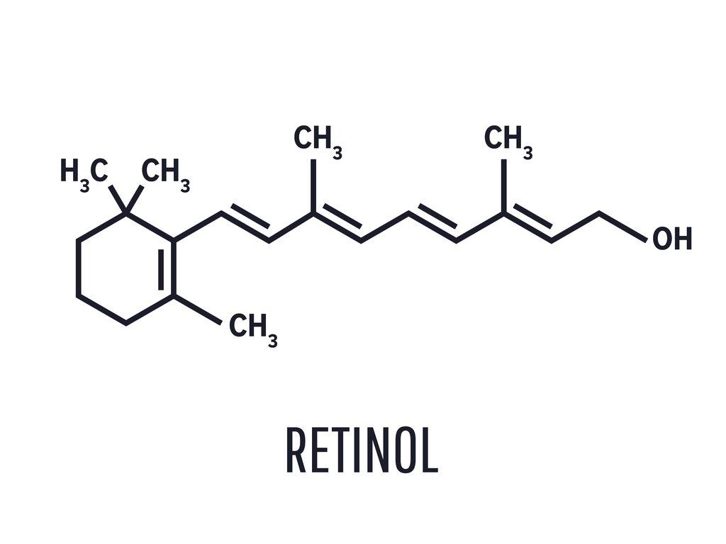 Công thức hóa học của Retinol (Nguồn: Internet)
