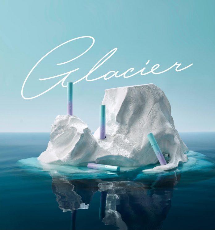 Bộ sưu tập son OFÉLIA Glacier Velvet Tint lấy cảm hứng từ dòng sông băng, với 2 màu chủ đạo là tím pastel và xanh ngọc. (Nguồn: Internet)