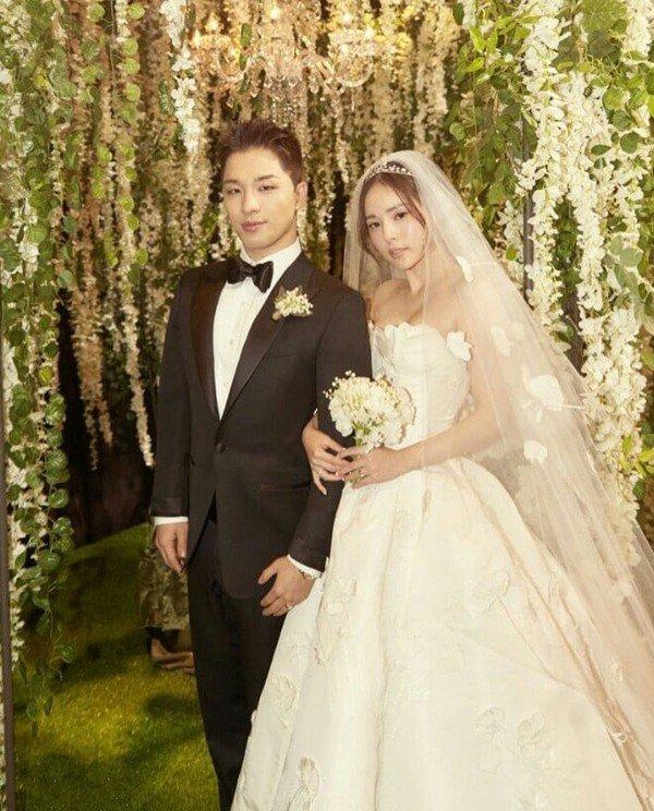 Taeyang hiện đang hạnh phúc bên vợ (Nguồn: Internet).