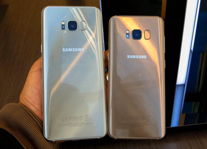 Thiết kế 2 mặt kính bỏng bẩy trên Galaxy S8. (Nguồn: Internet)